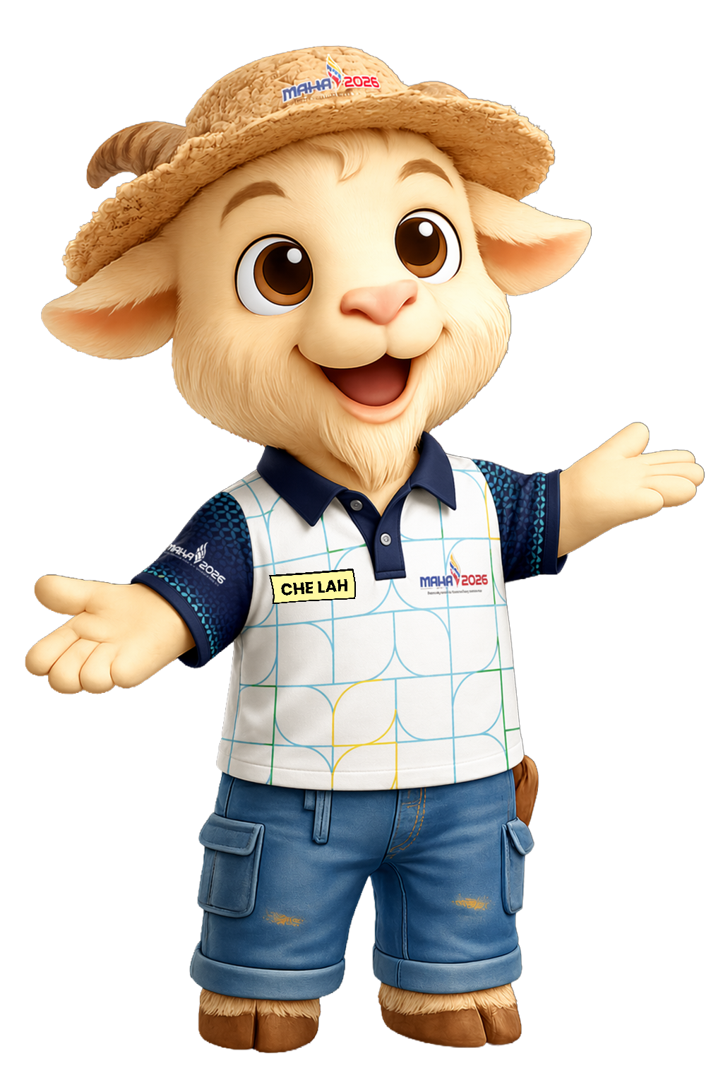 Maskot kambing Che Lah