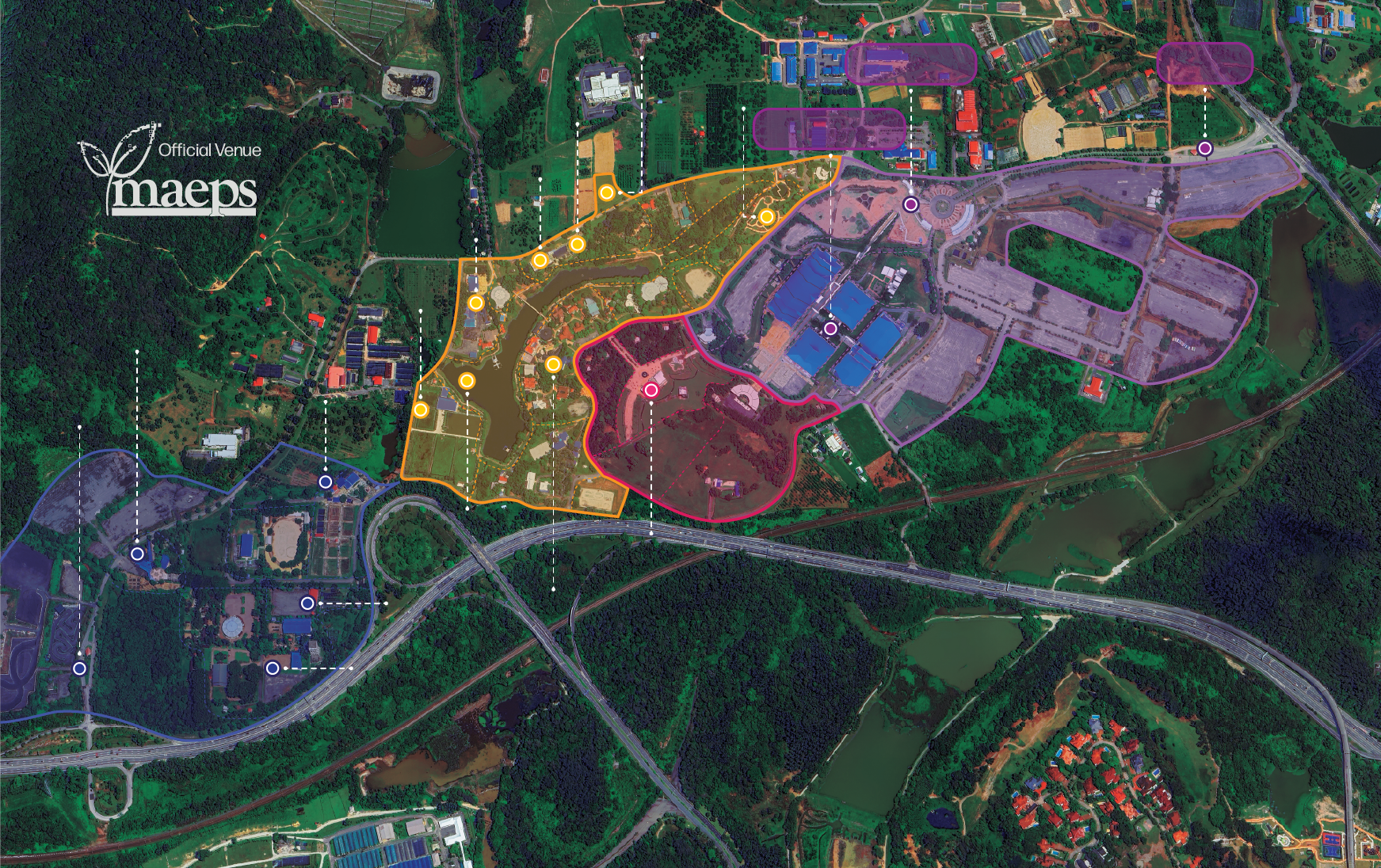 MAEPS official venue map for MAHA 2026